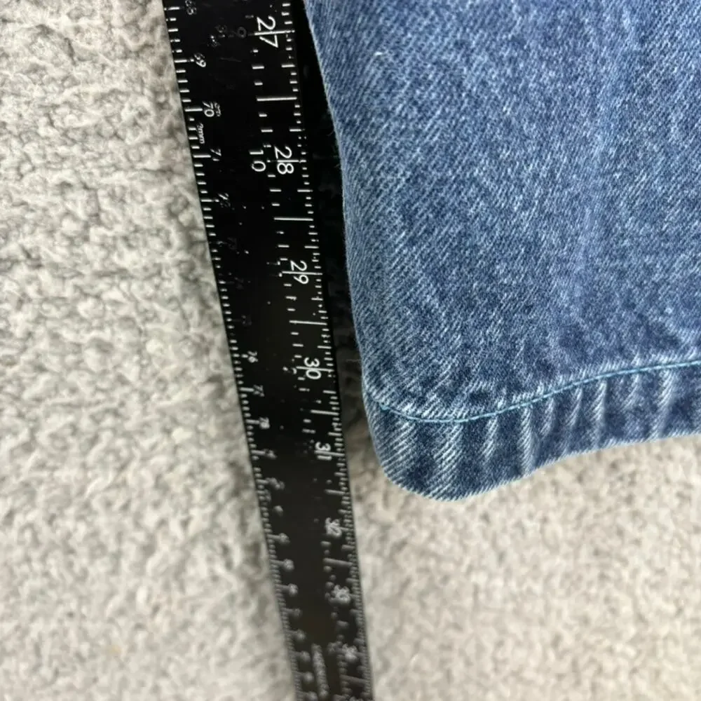 VTG Y2K Clench Jeans 40x32 Baggy Wide Leg Skateboard Hip Hop Raver Grunge Street - Picture 8 of 8